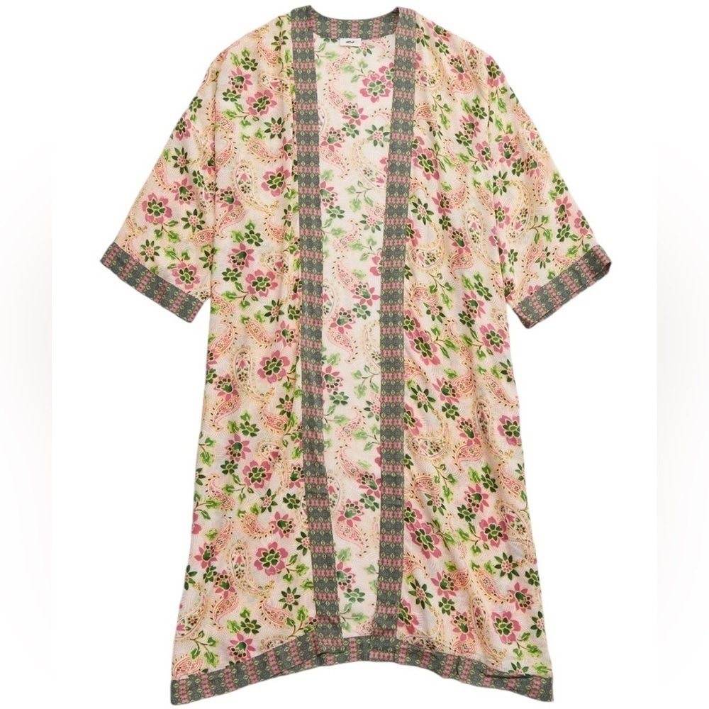 Aerie Long Floral Cape